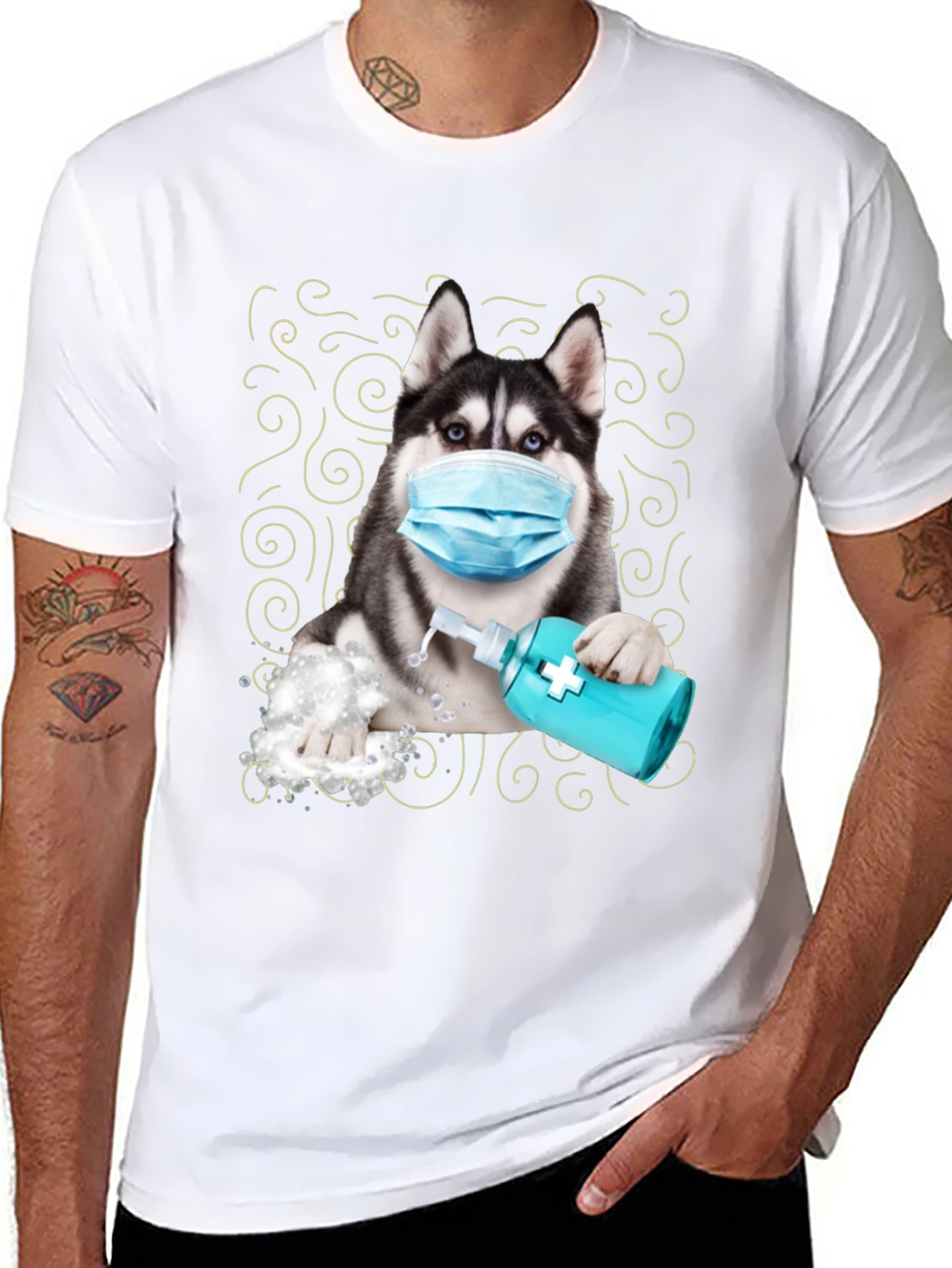 Husky Hand Sanitizer T-Shirt