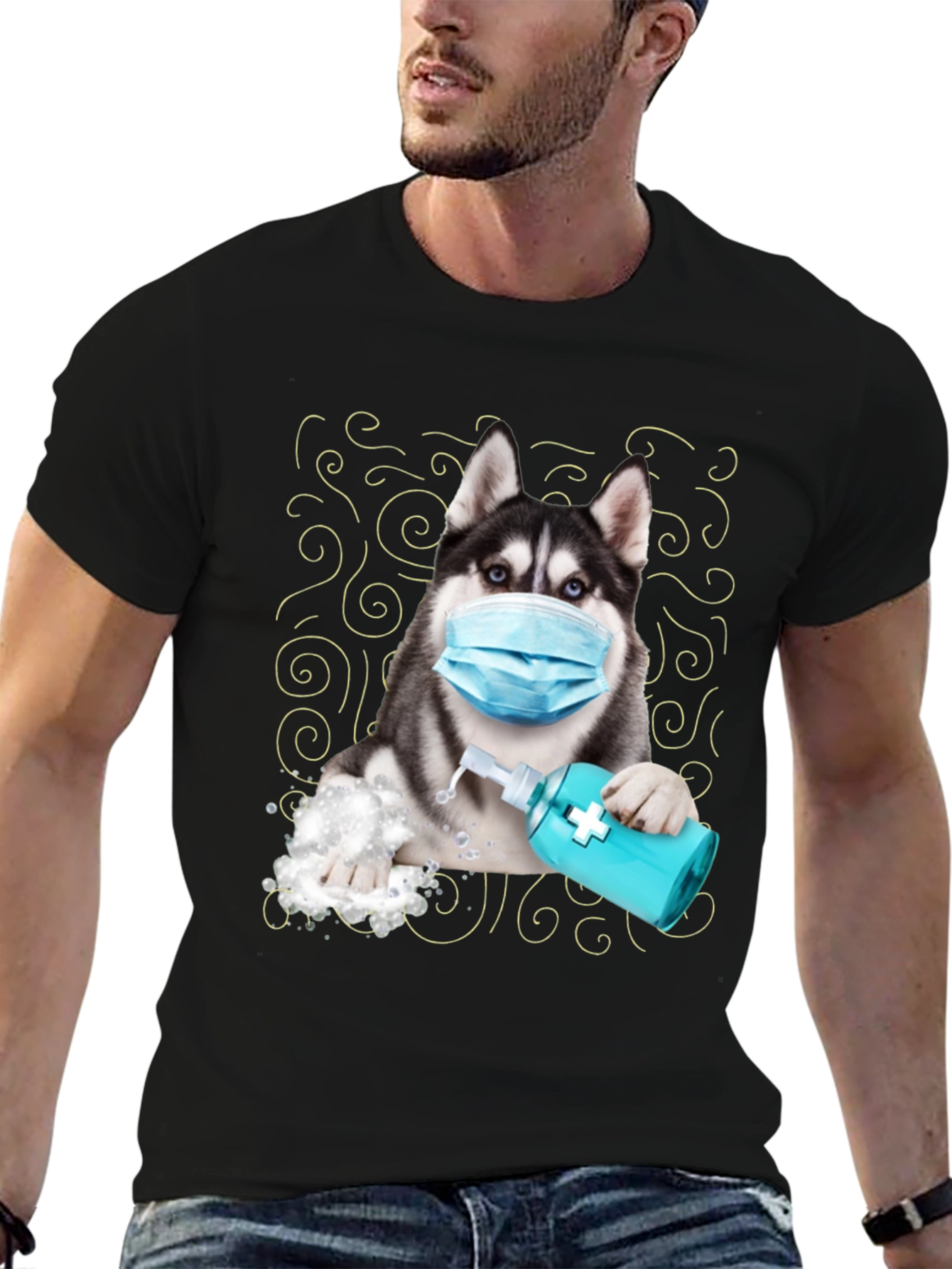 Husky Hand Sanitizer T-Shirt