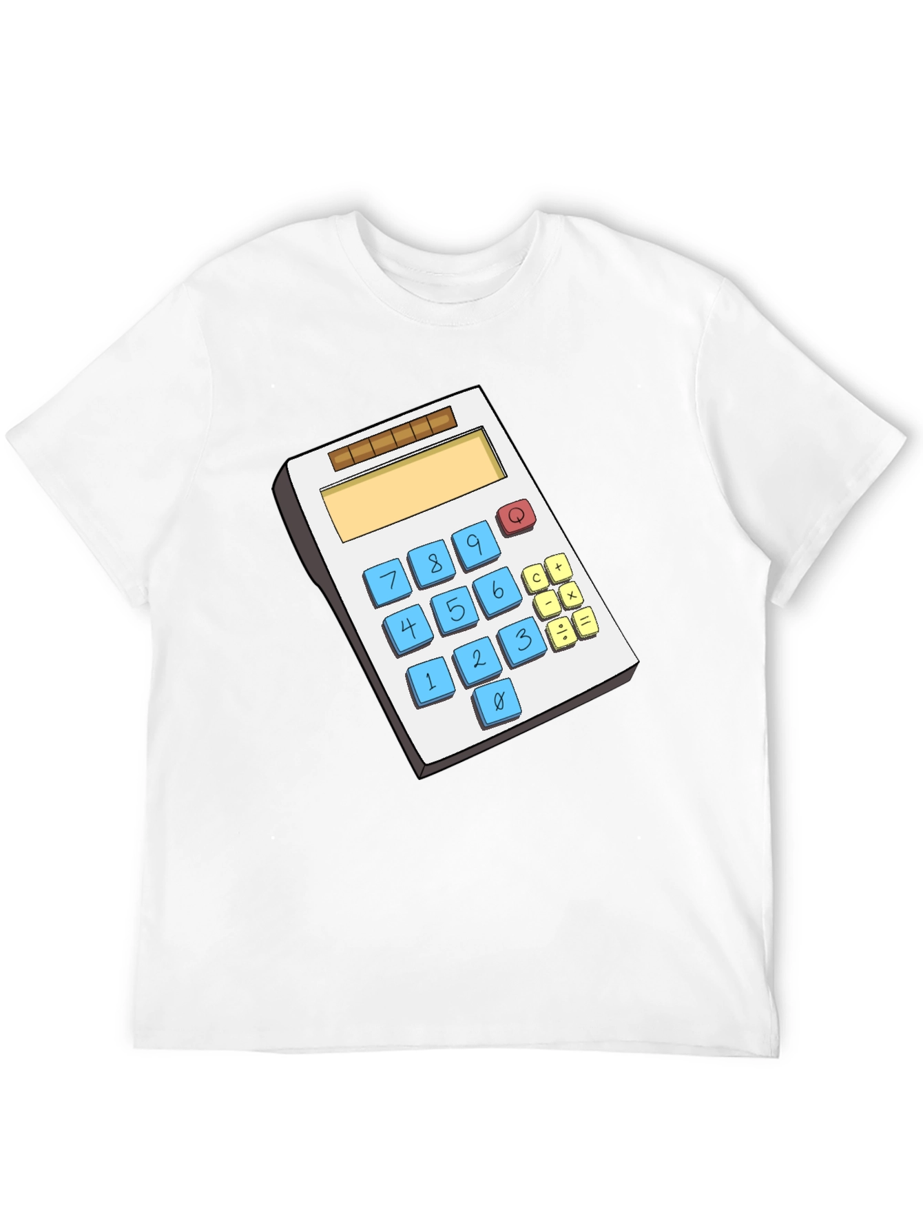 Calculator Graphic T-Shirt - Math Lover Gift