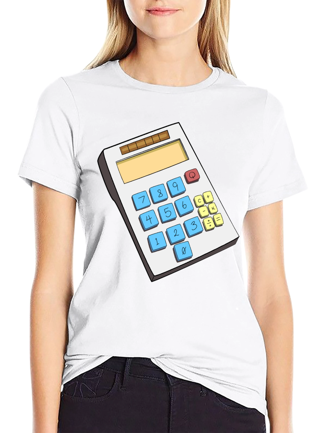 Calculator Graphic T-Shirt - Math Lover Gift