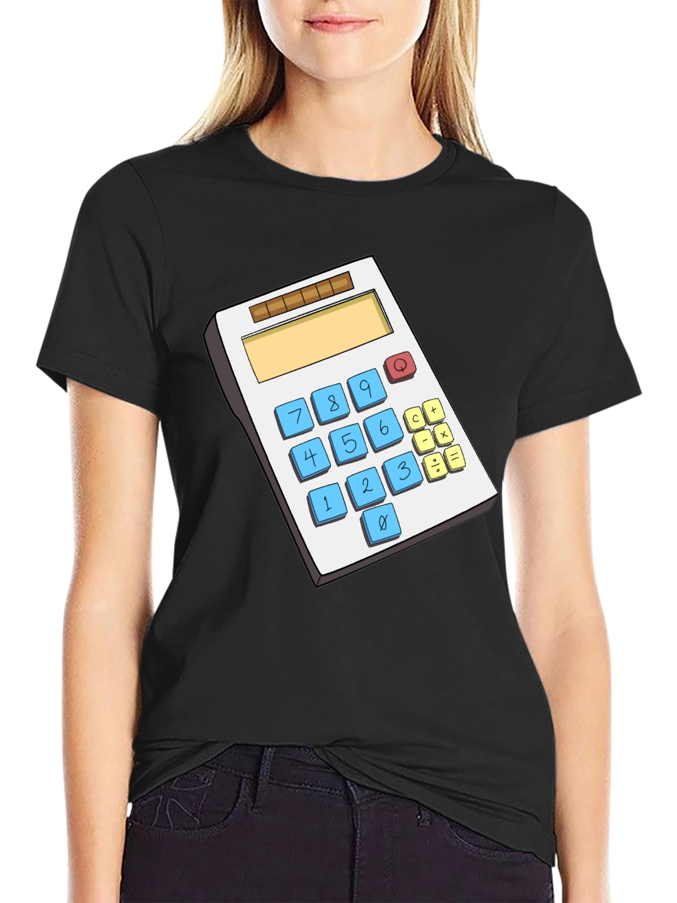 Calculator Graphic T-Shirt - Math Lover Gift