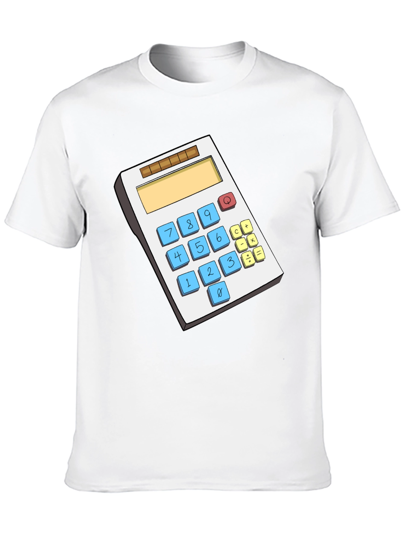 Calculator Graphic T-Shirt - Math Lover Gift