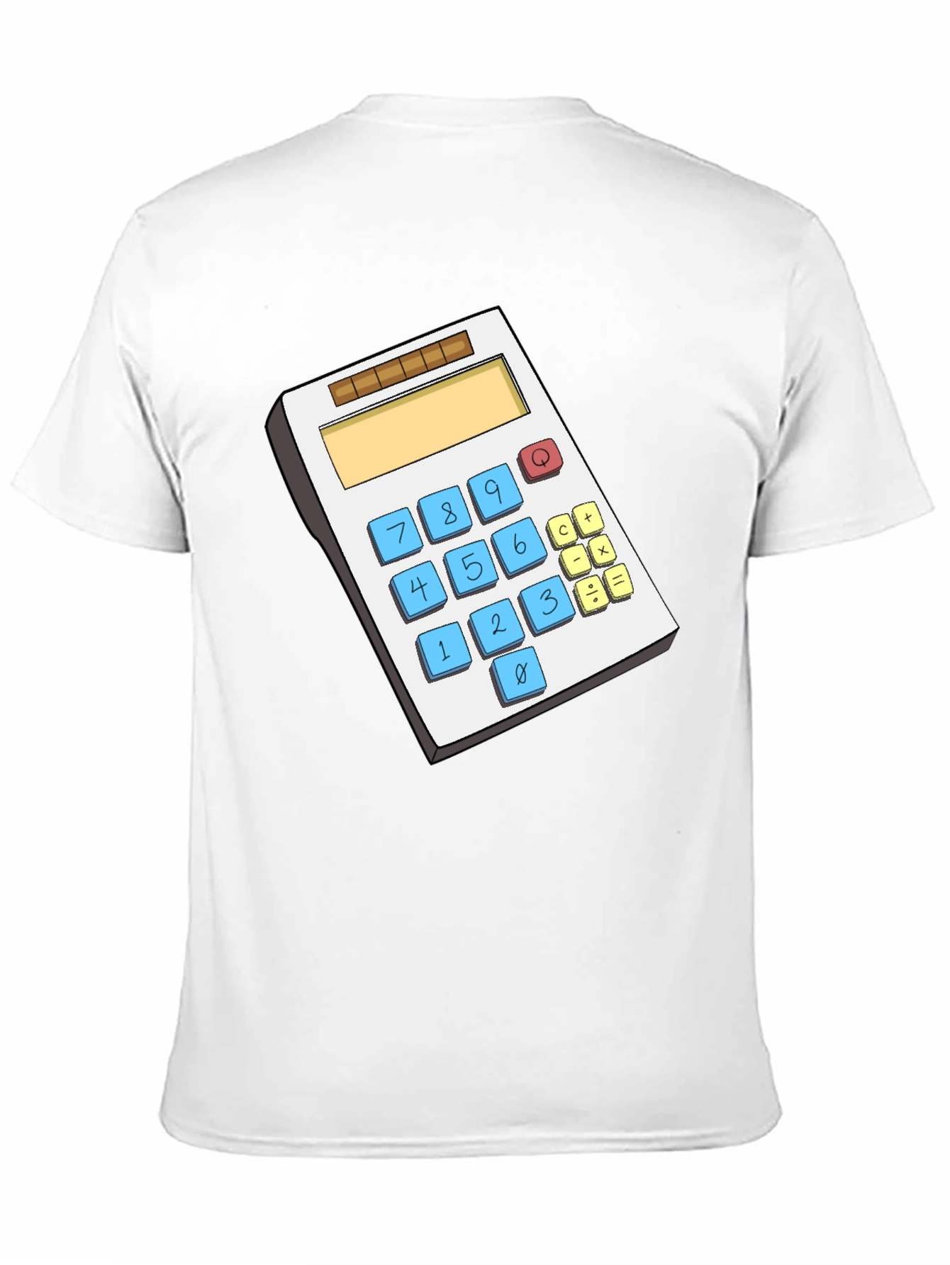 Calculator Graphic T-Shirt - Math Lover Gift