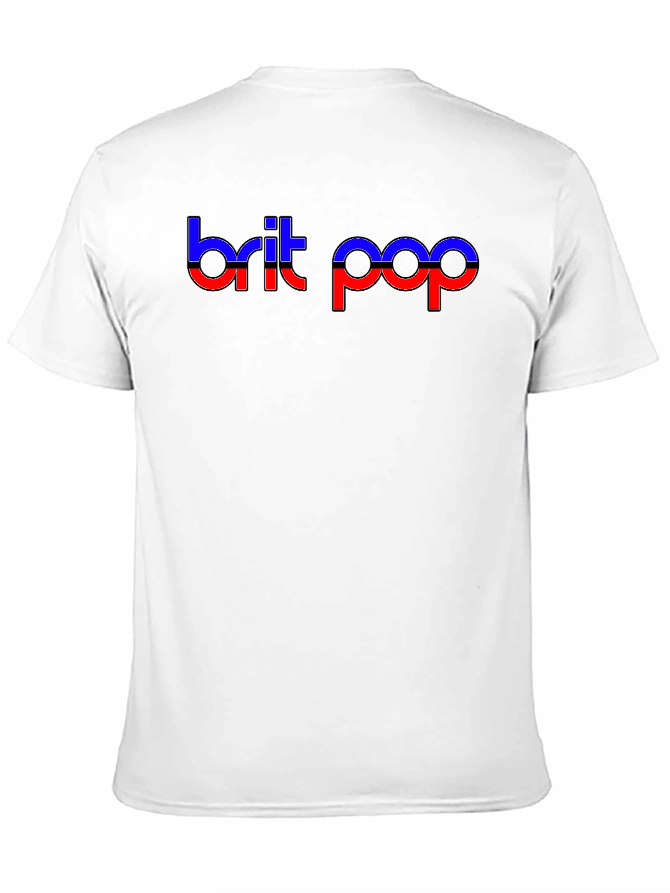 Brit Pop Graphic Tee - Black T-Shirt