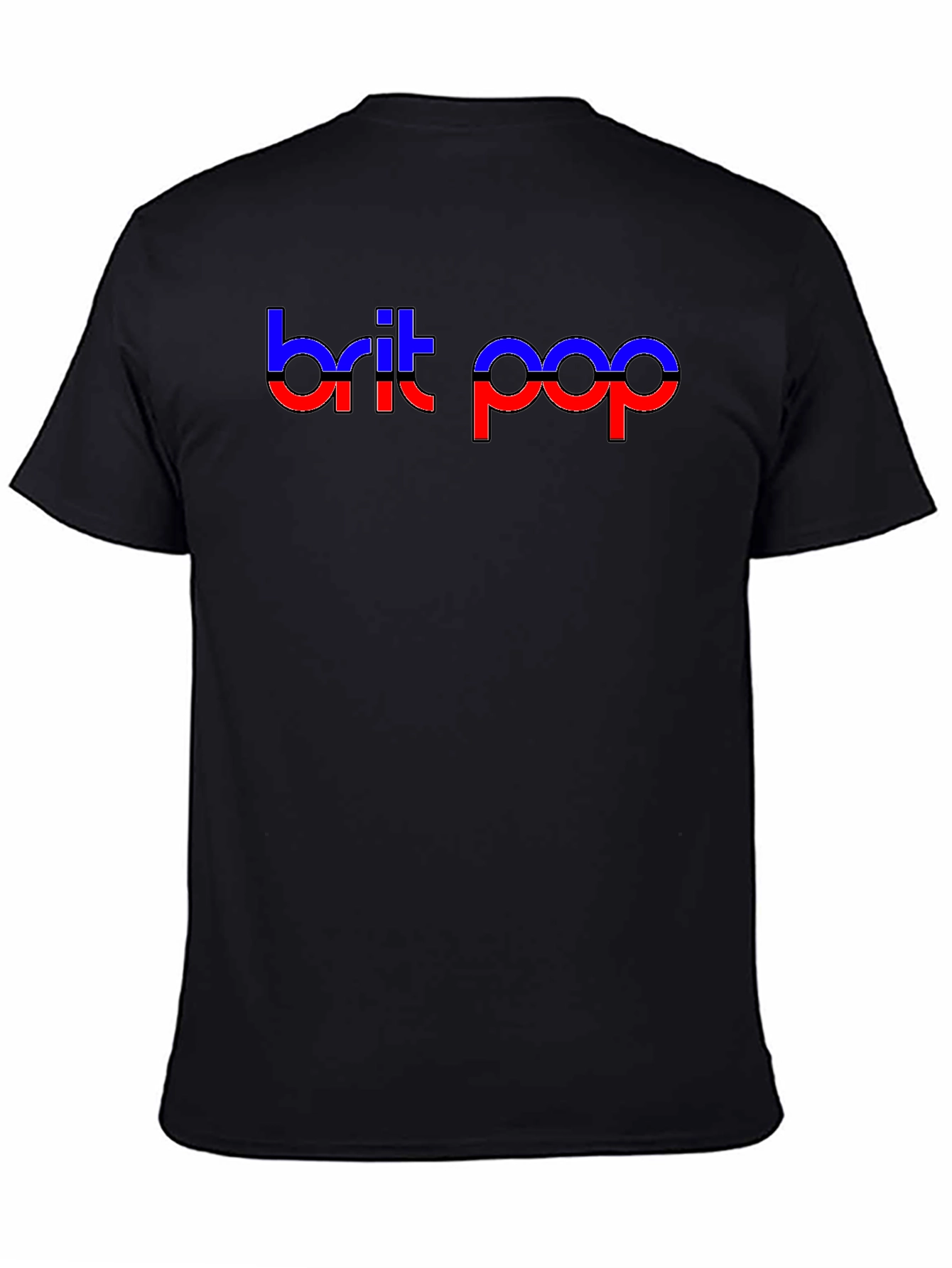 Brit Pop Graphic Tee - Black T-Shirt