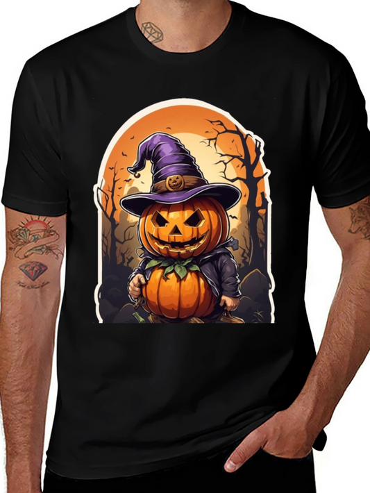 Halloween Pumpkin Character T-Shirt