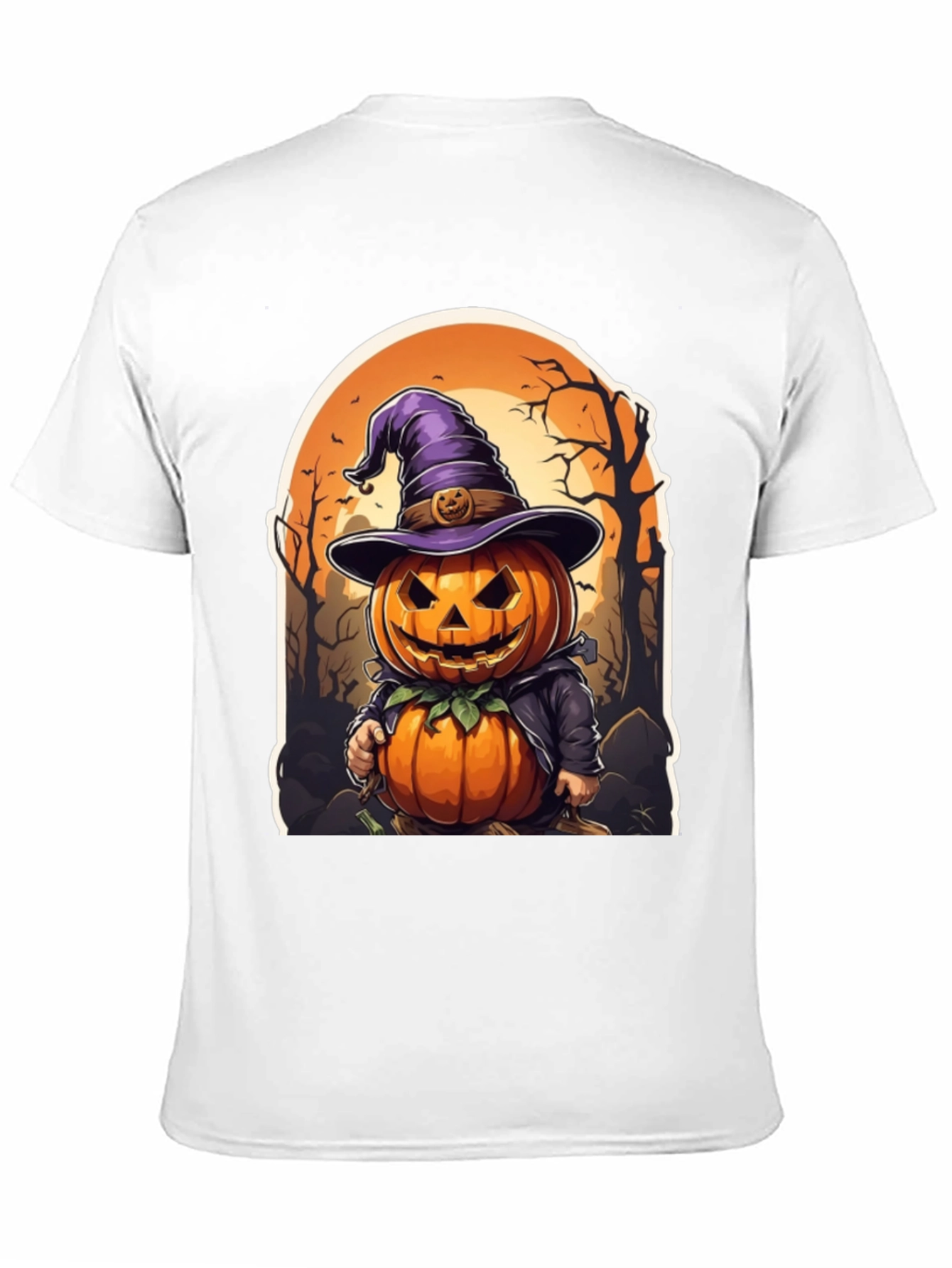 Halloween Pumpkin Character T-Shirt