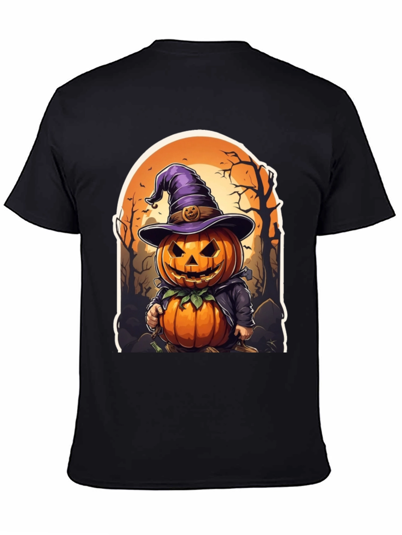 Halloween Pumpkin Character T-Shirt