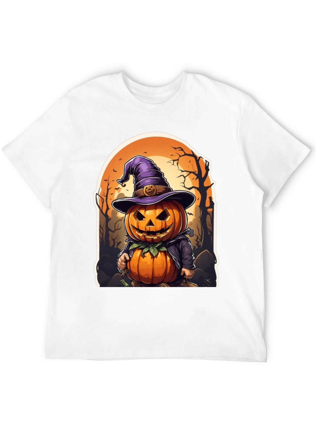 Halloween Pumpkin Character T-Shirt