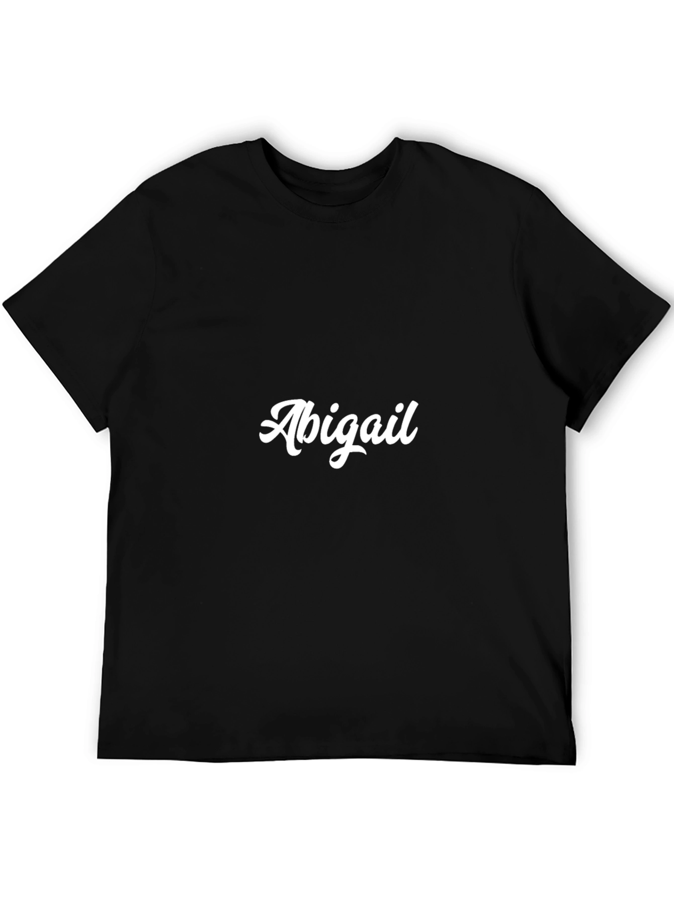 Personalized Abigail Black T-Shirt