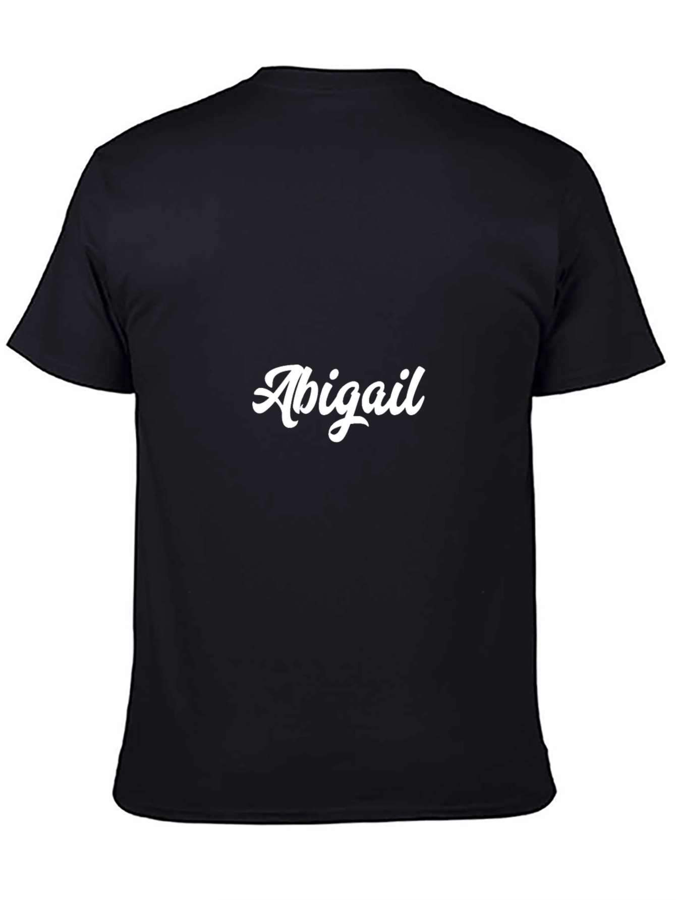 Personalized Abigail Black T-Shirt