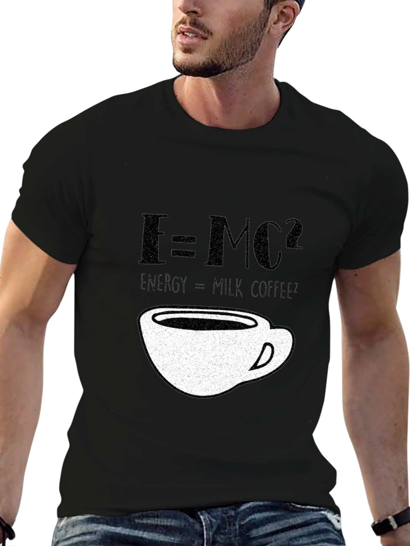 E=MC2 Energy=Milk Coffee T-Shirt