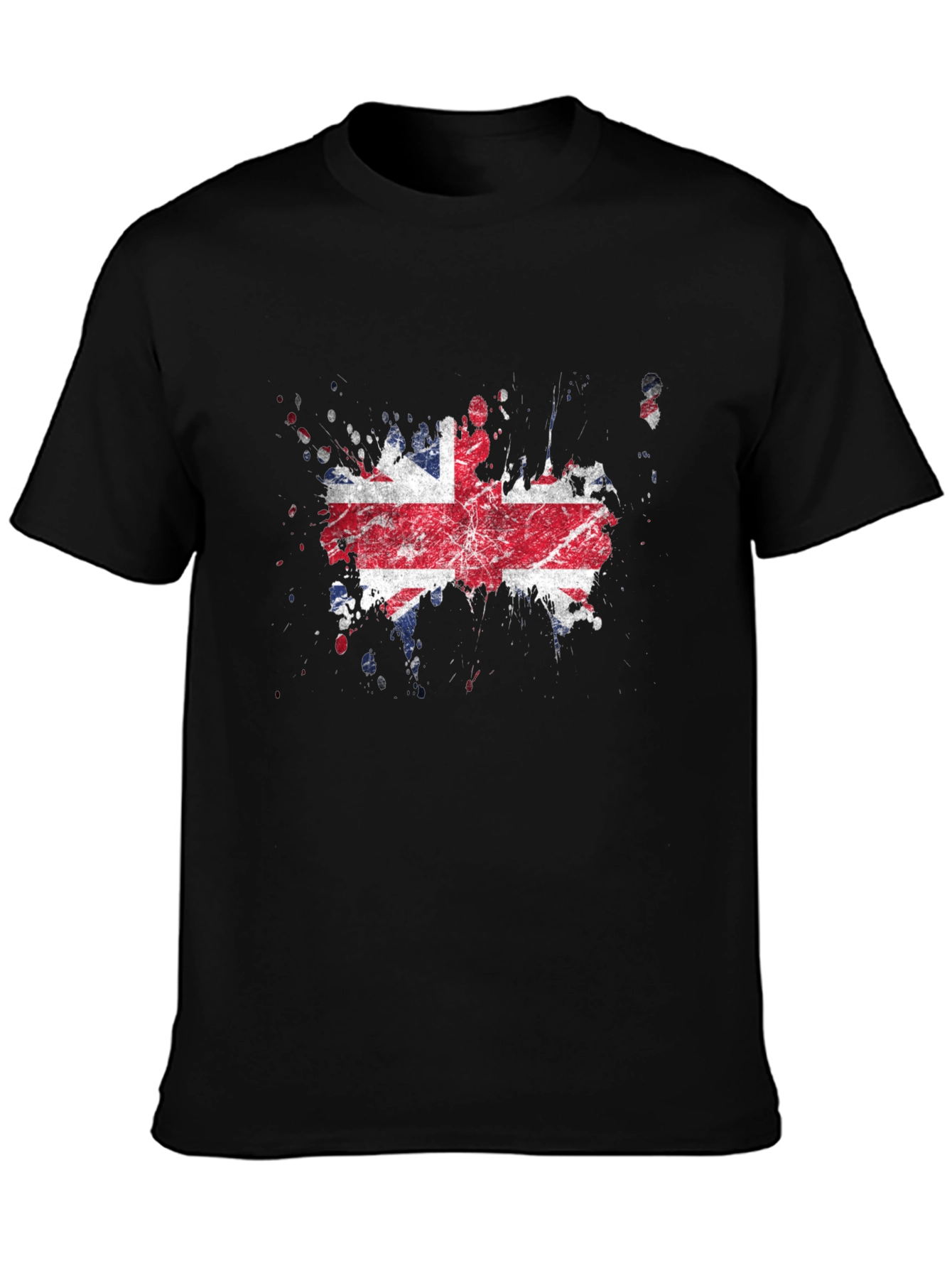British Flag Splatter T-Shirt - UK Pride Tee