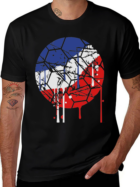 Czech Republic Flag Graphic Tee - Unique Design