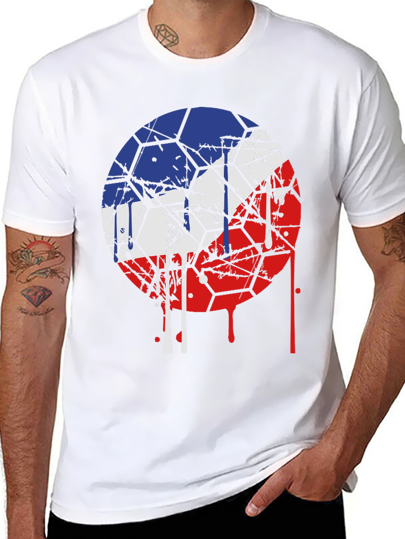 Czech Republic Flag Graphic Tee - Unique Design