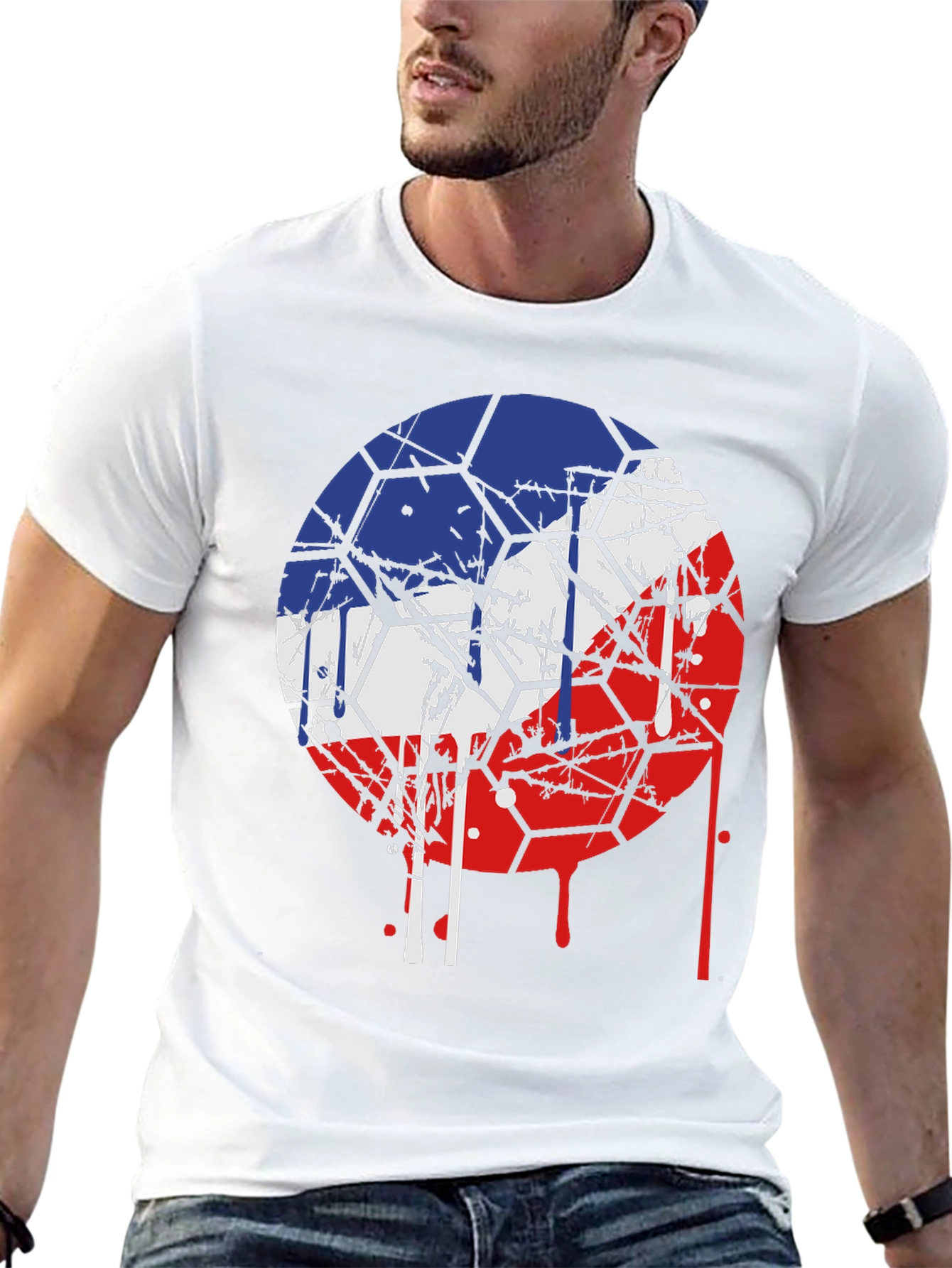 Czech Republic Flag Graphic Tee - Unique Design
