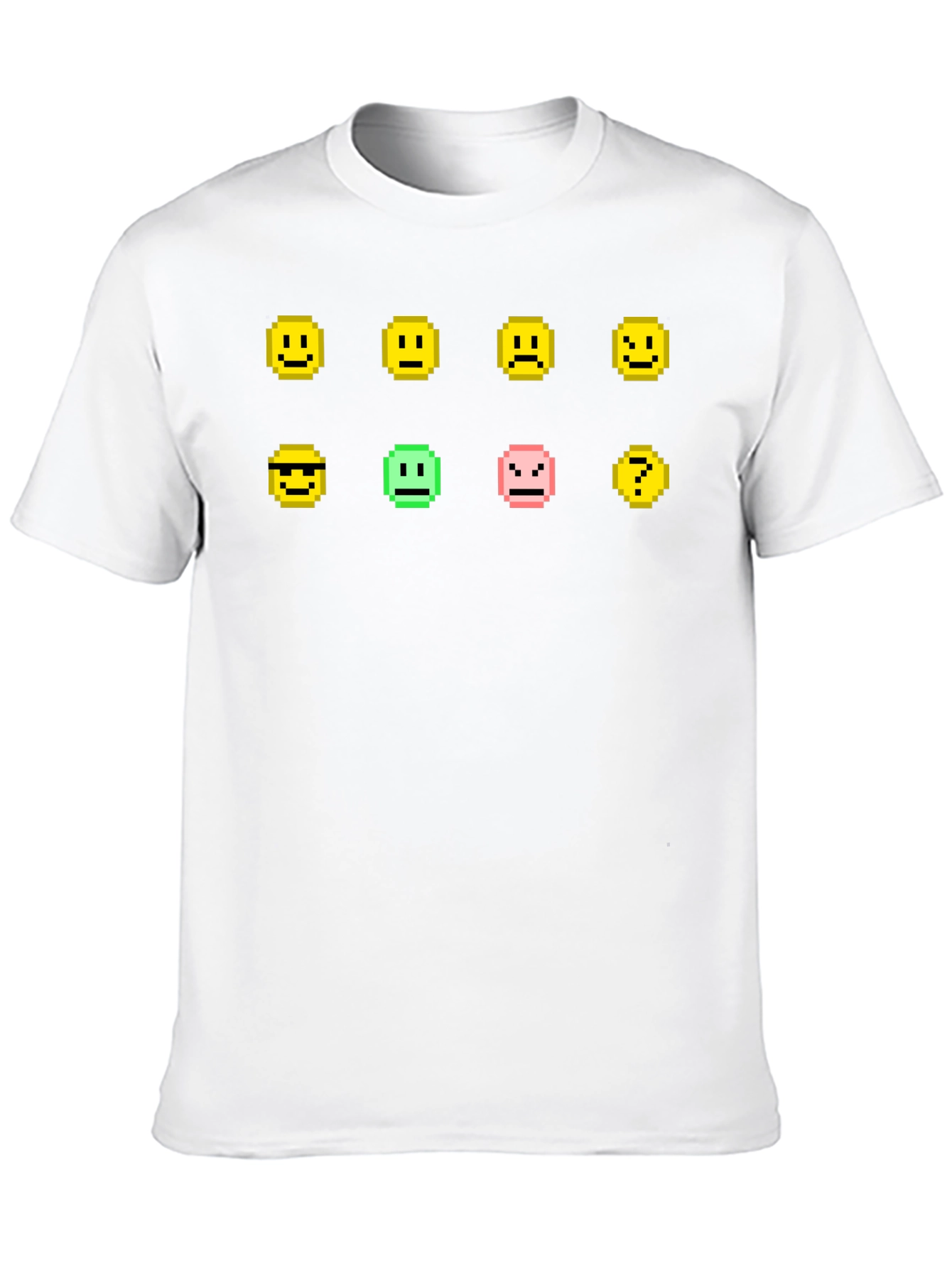 Pixel Emoji T-Shirt - Classic Design
