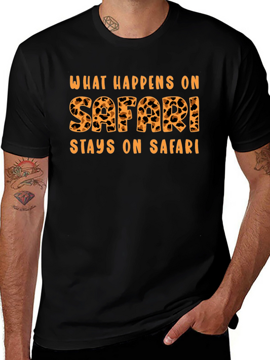 Safari Adventure T-Shirt - What Happens On Safari