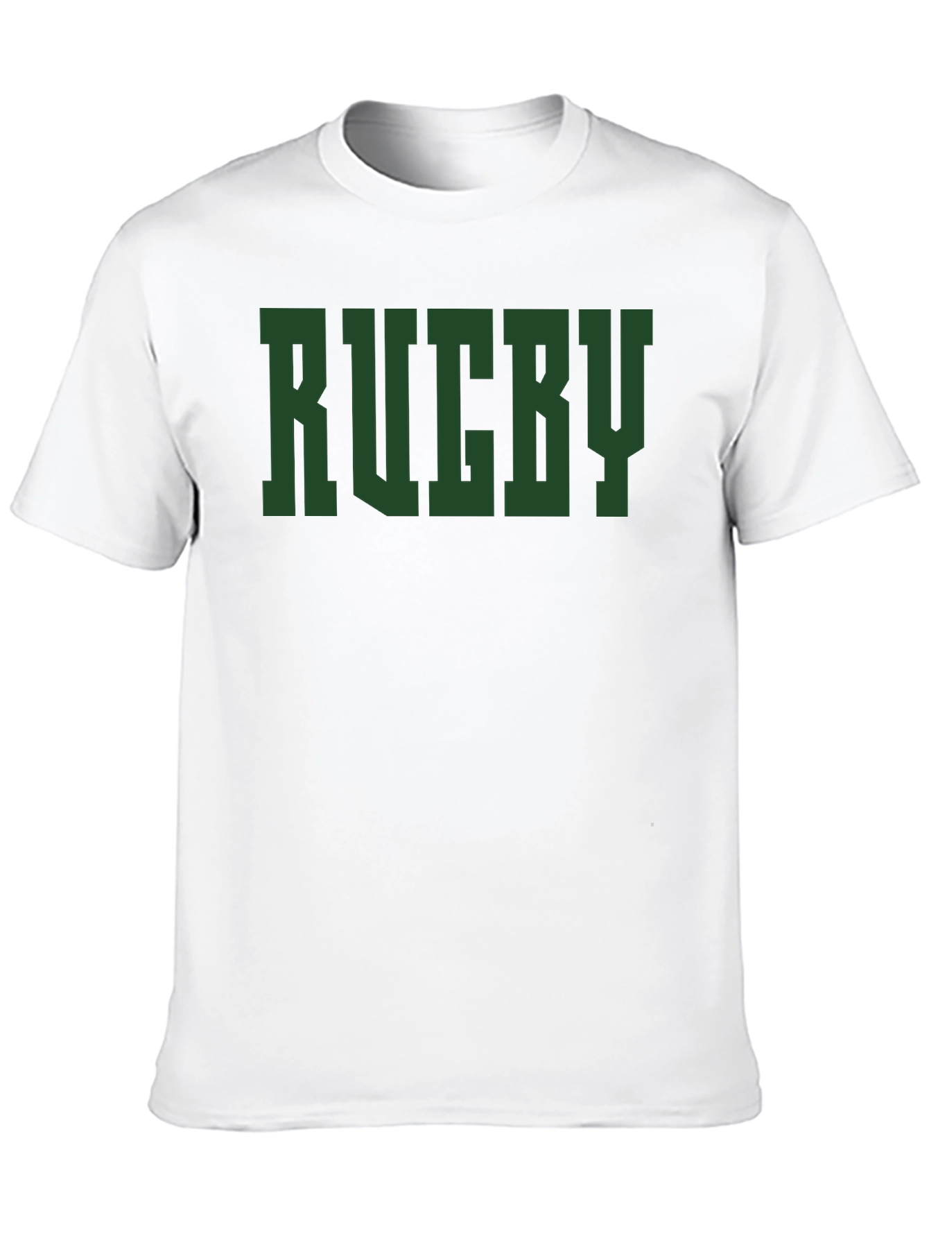 Rugby Graphic Print Black T-Shirt