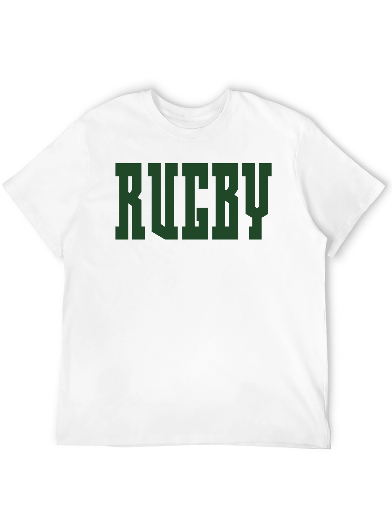 Rugby Graphic Print Black T-Shirt