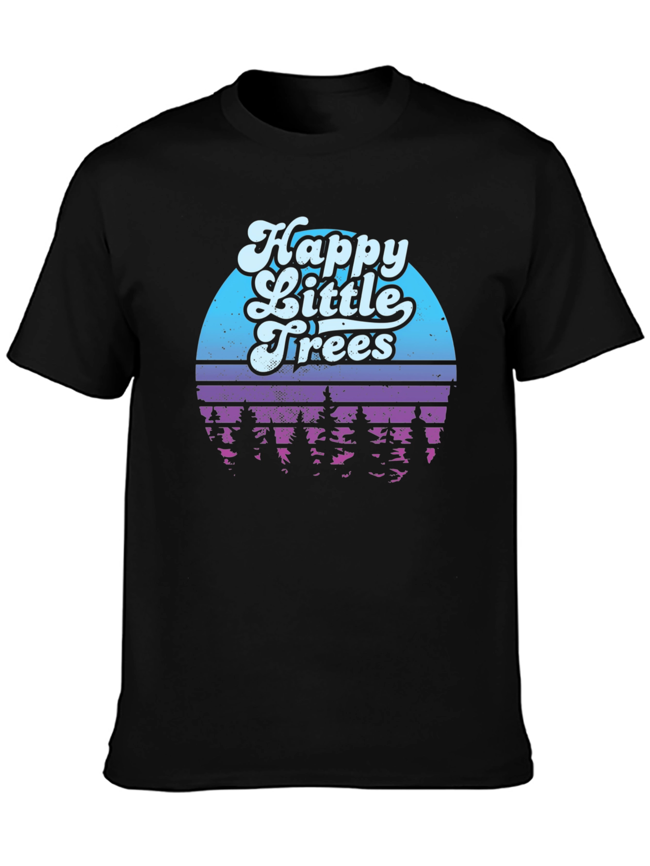 Happy Little Trees Graphic T-Shirt