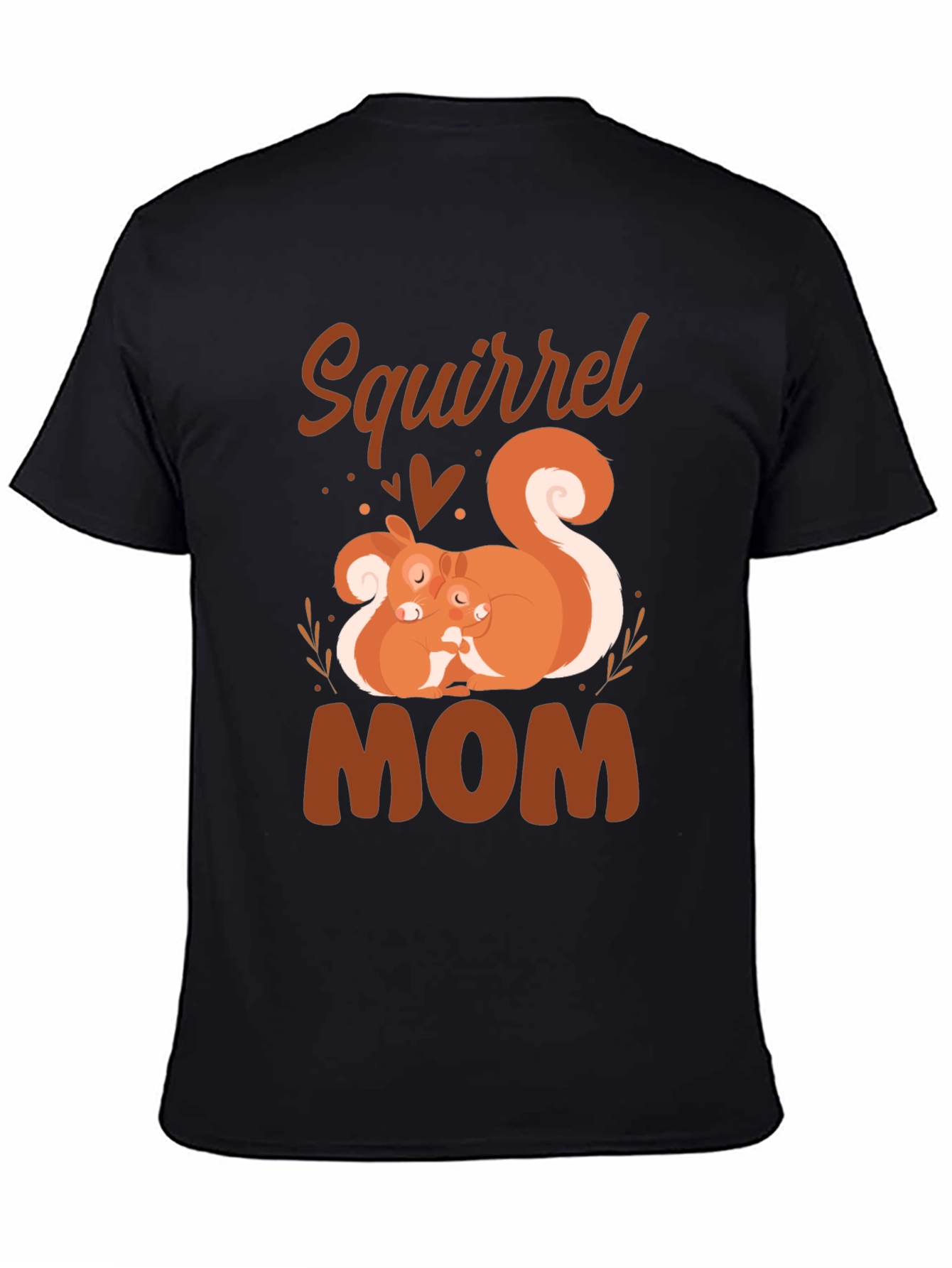 Squirrel Mom T-Shirt - Cute Animal Graphic Tee