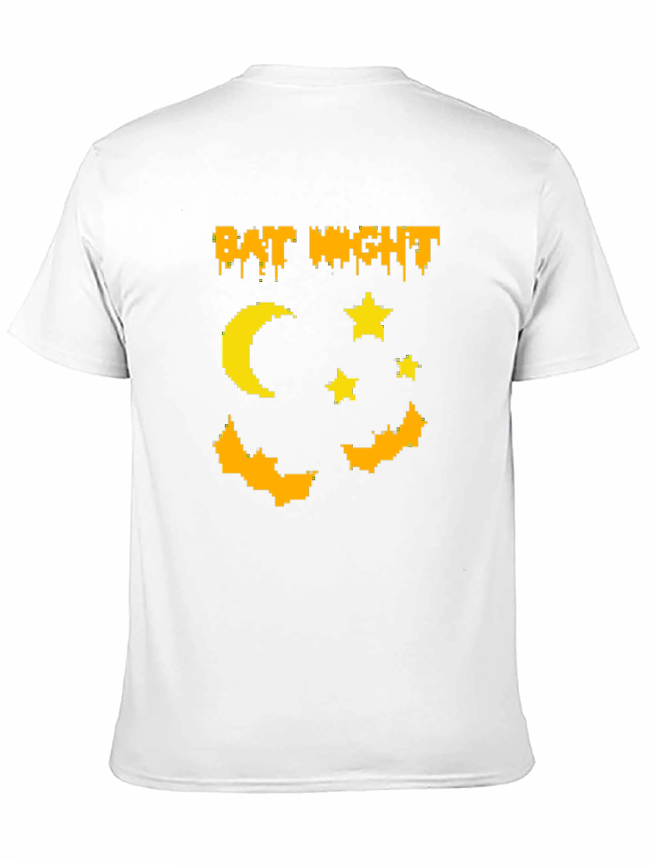 Bat Night Graphic T-Shirt Halloween Tee