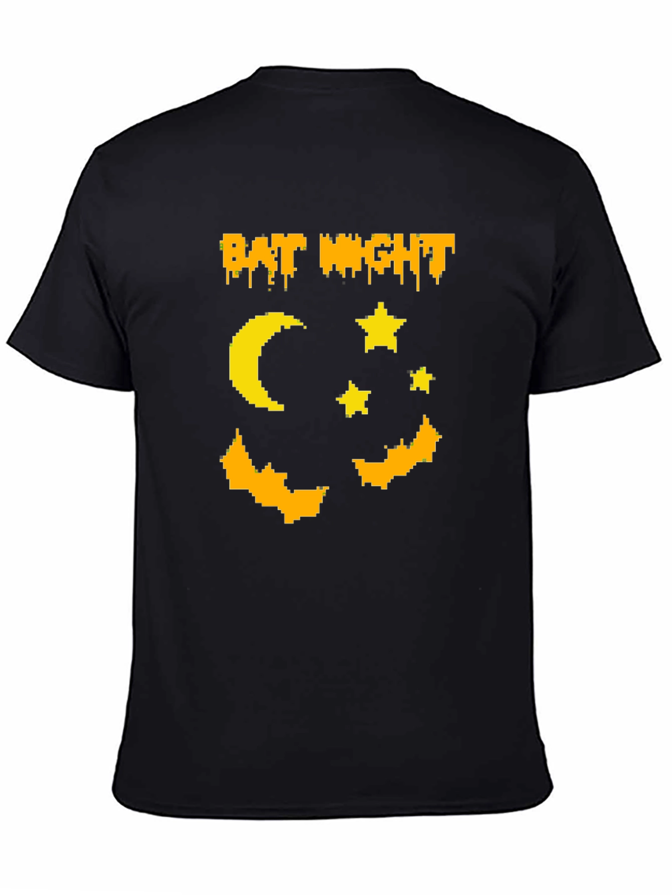 Bat Night Graphic T-Shirt Halloween Tee