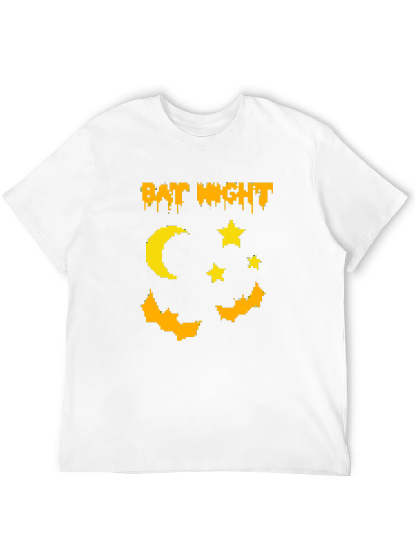 Bat Night Graphic T-Shirt Halloween Tee