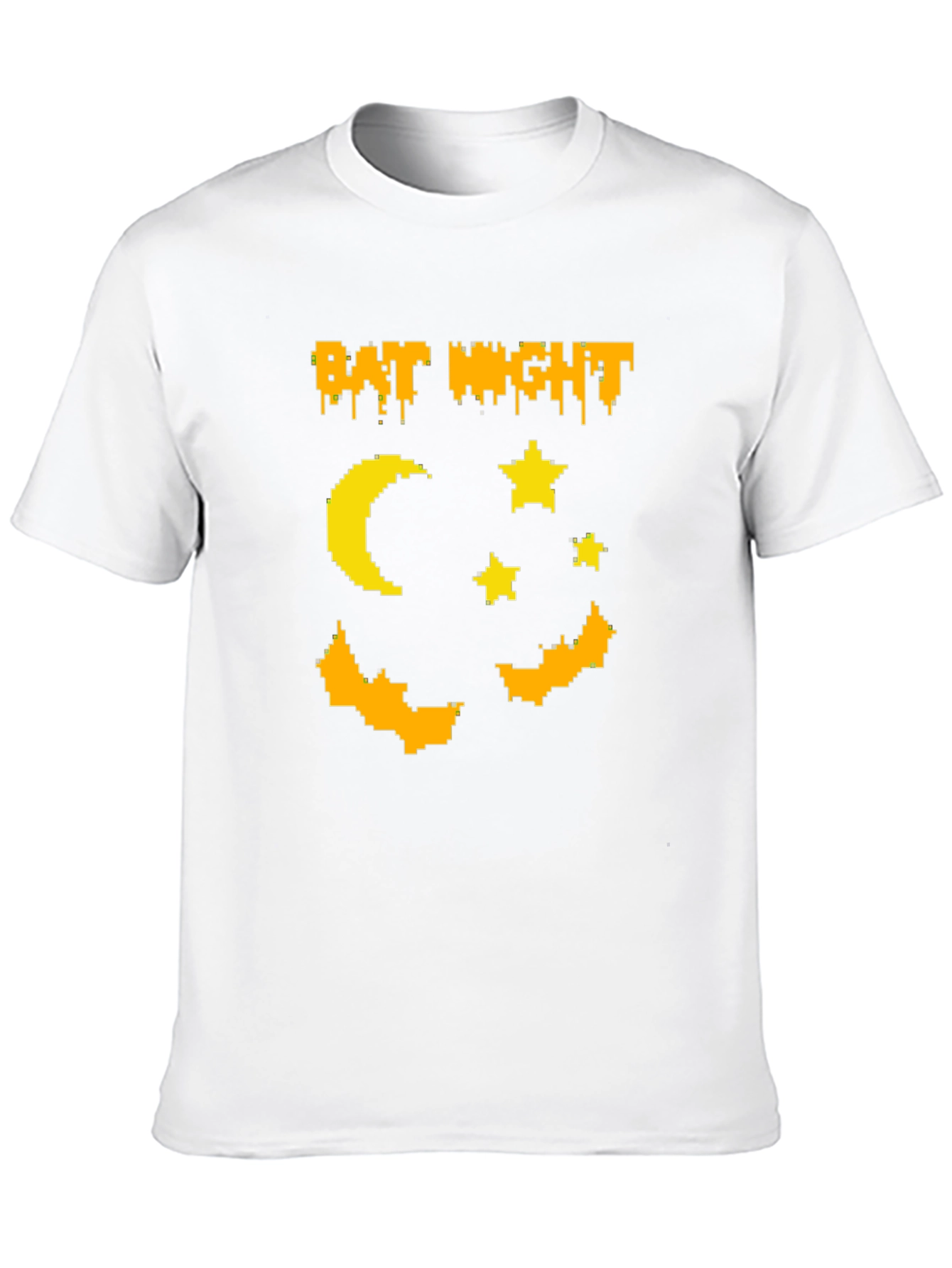 Bat Night Graphic T-Shirt Halloween Tee