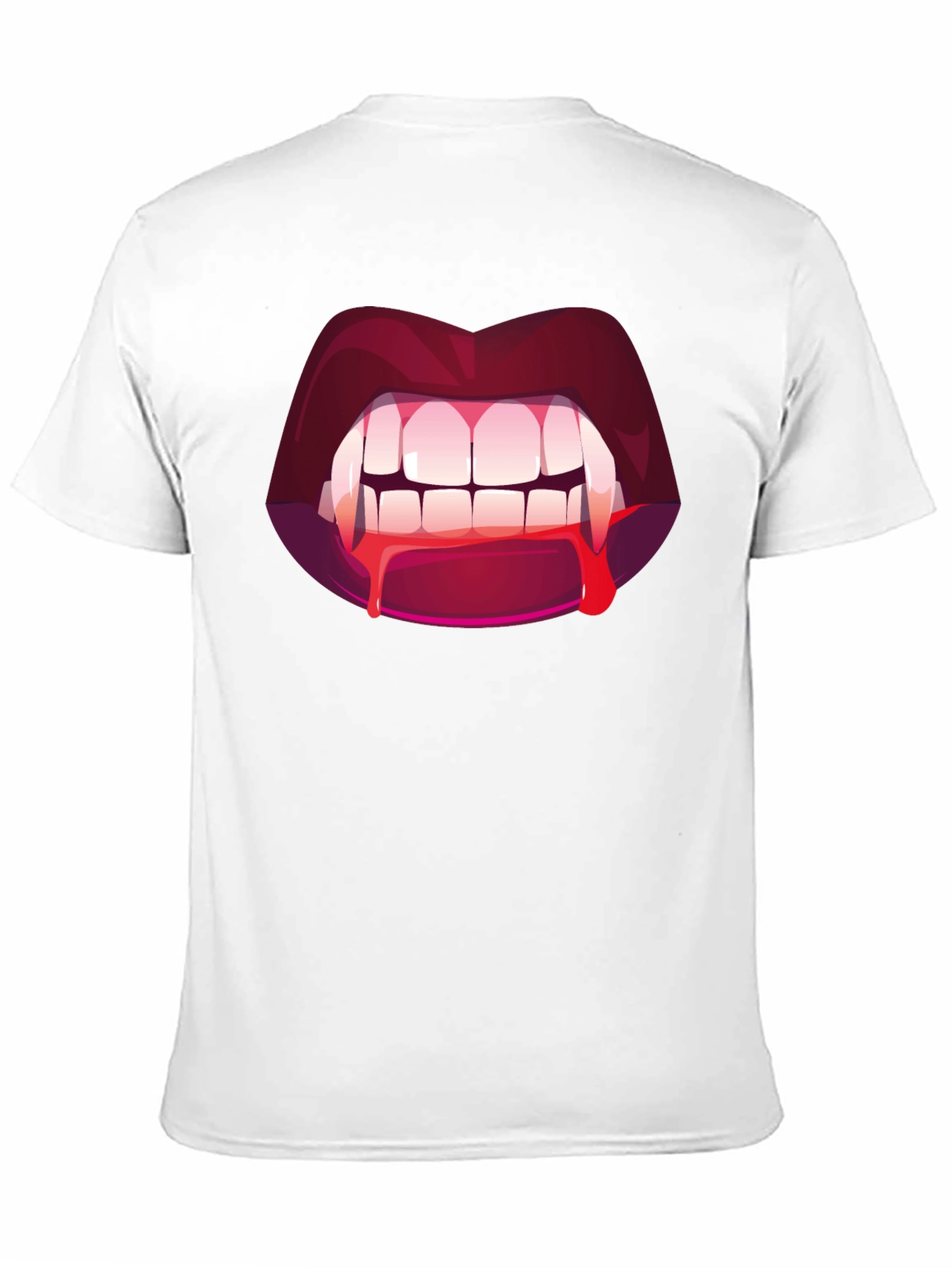 Vampire Bite Graphic Tee - Halloween Fashion