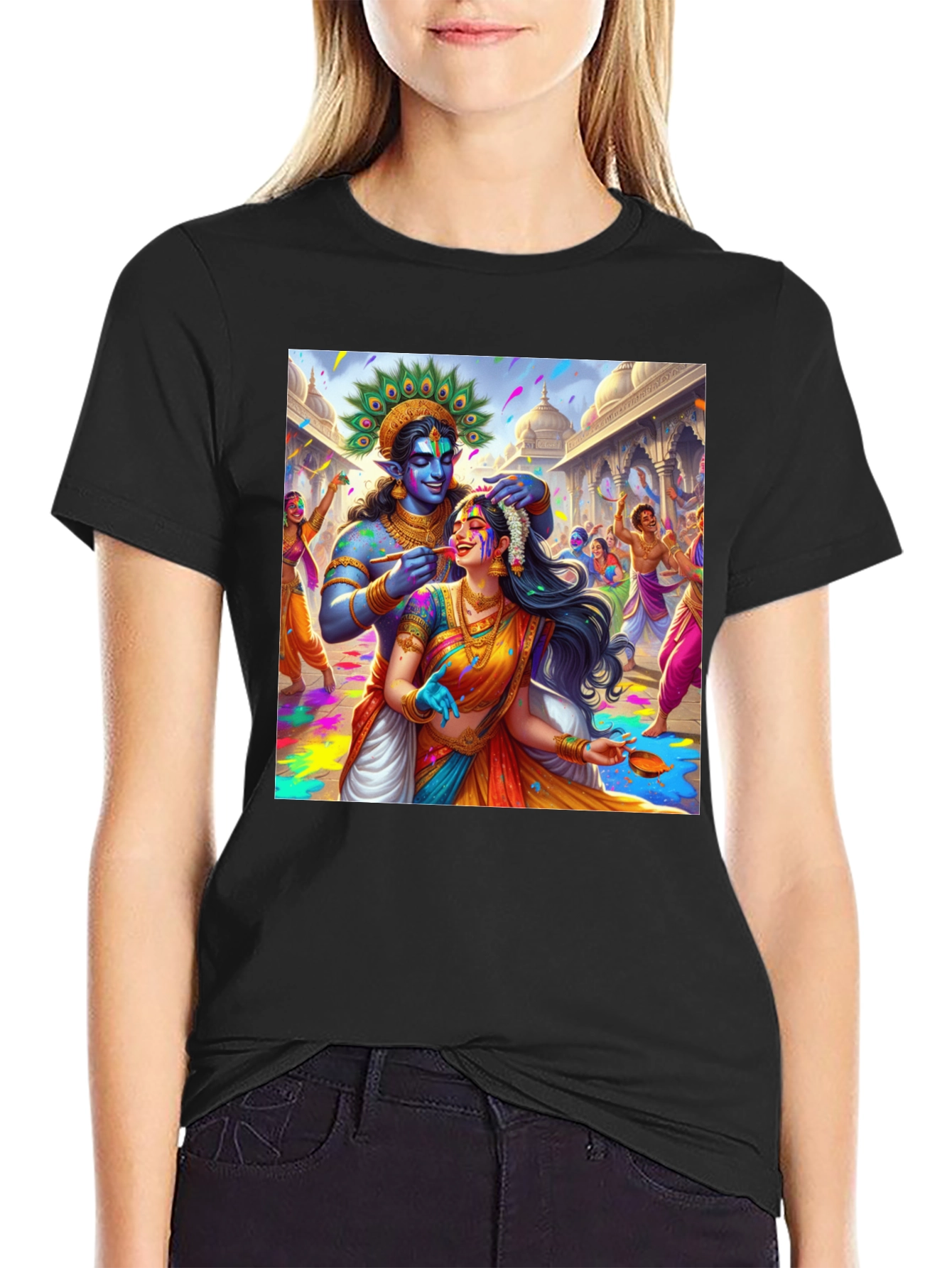 Krishna Holi Festival T-Shirt