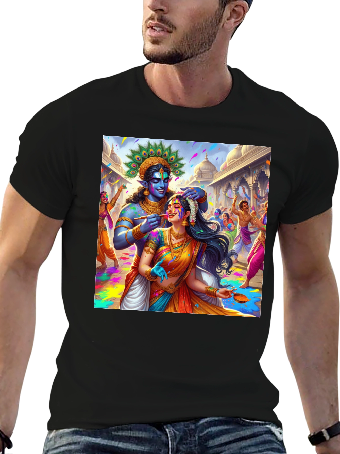Krishna Holi Festival T-Shirt