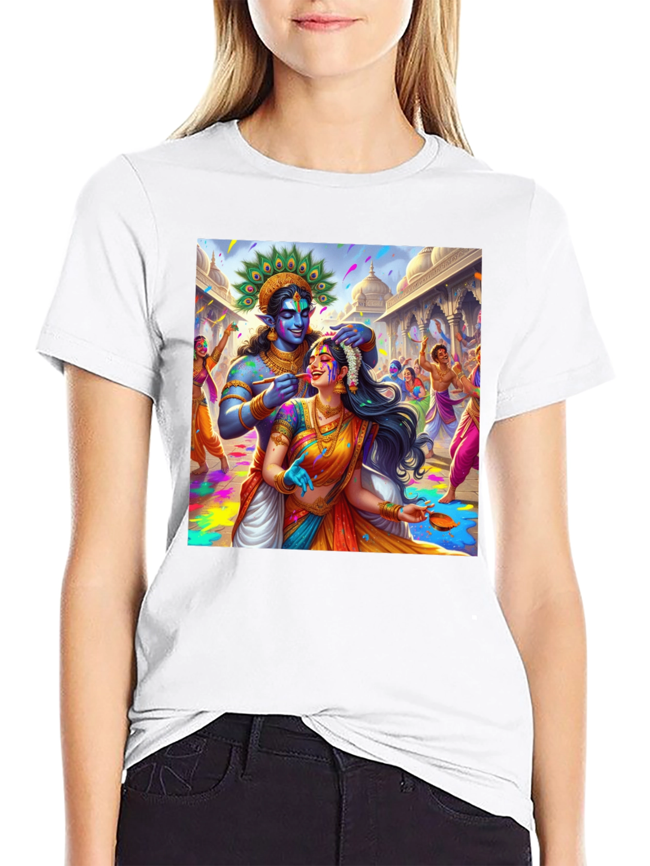 Krishna Holi Festival T-Shirt
