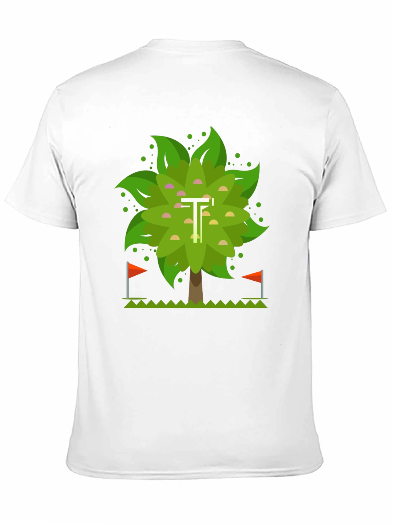 Geometric Tree Graphic T-Shirt