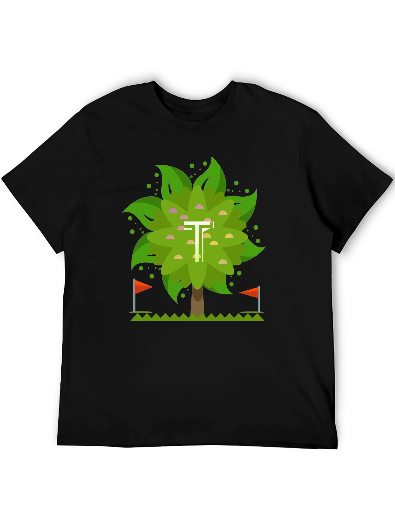 Geometric Tree Graphic T-Shirt
