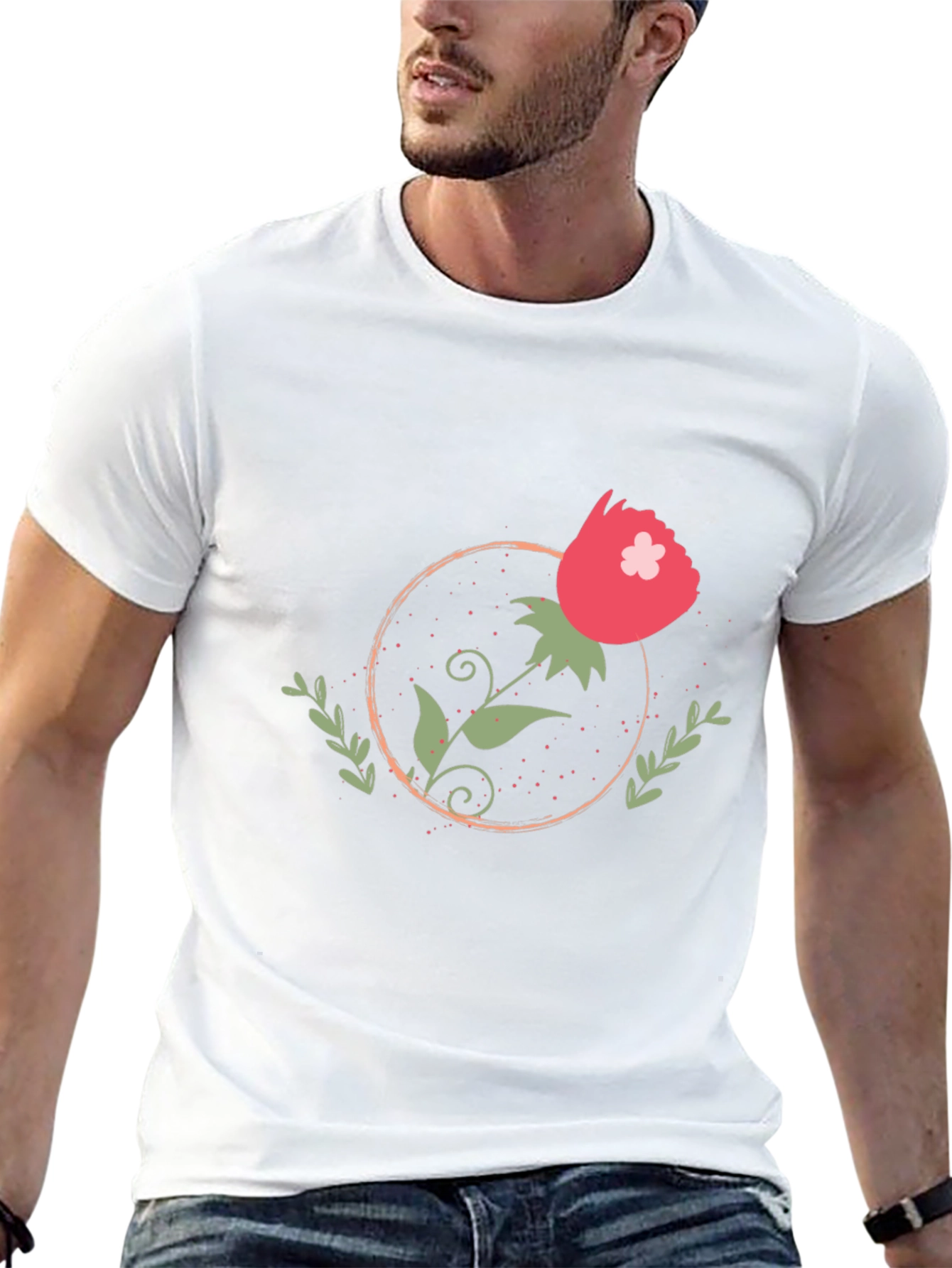 Floral Graphic Tee - Stylish Casual Wear