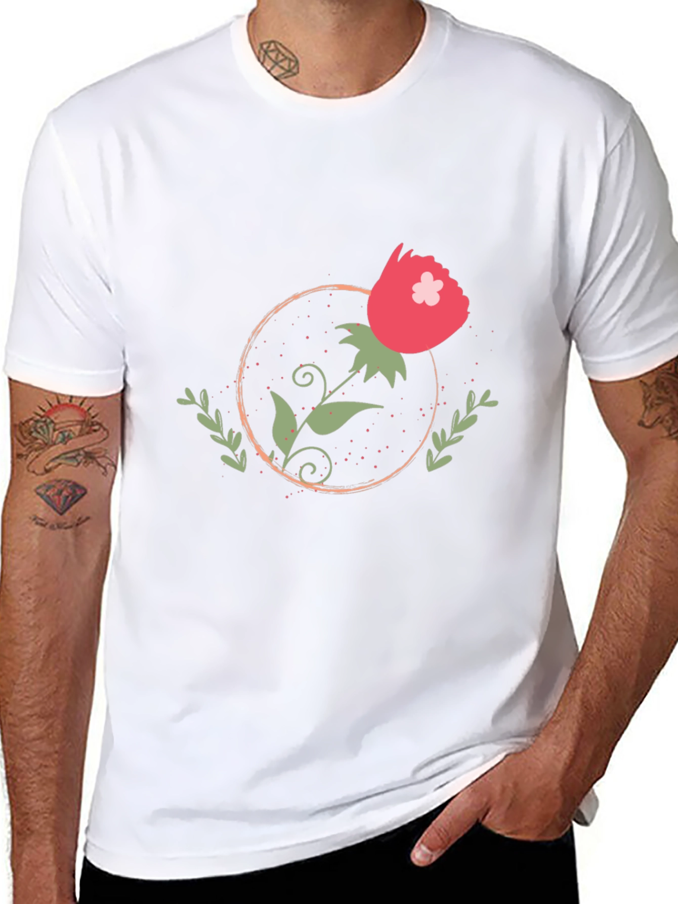 Floral Graphic Tee - Stylish Casual Wear