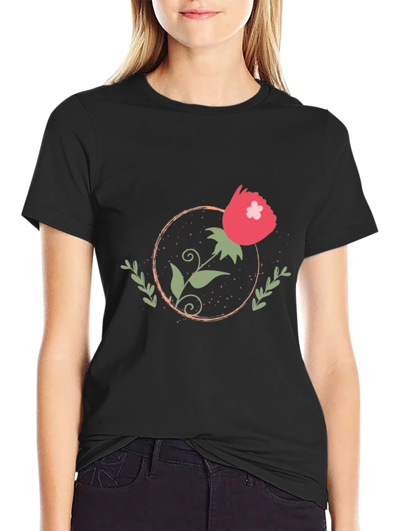 Floral Graphic Tee - Stylish Casual Wear