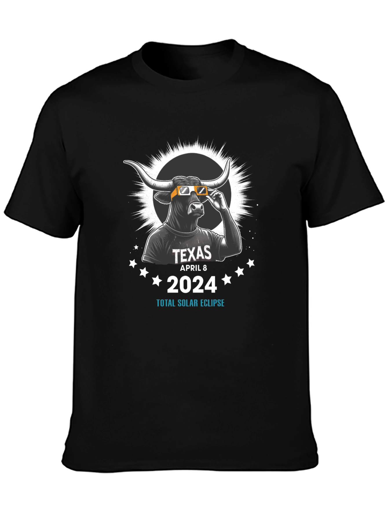 Texas Total Solar Eclipse April 8 2024 T-Shirt