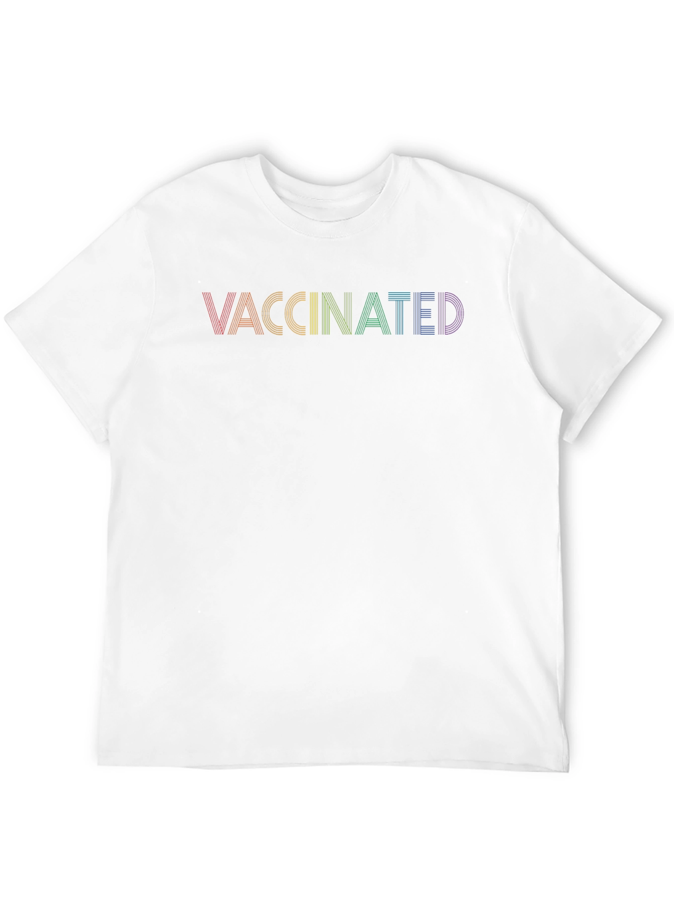 Vaccinated Pride Rainbow T-Shirt