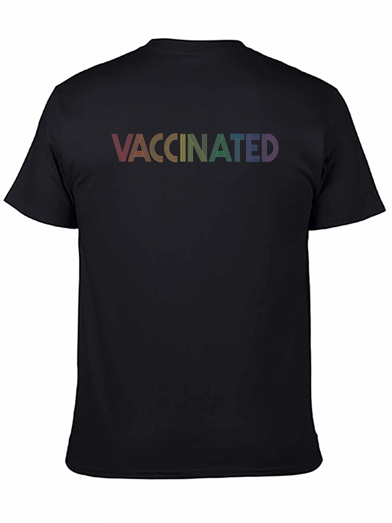 Vaccinated Pride Rainbow T-Shirt
