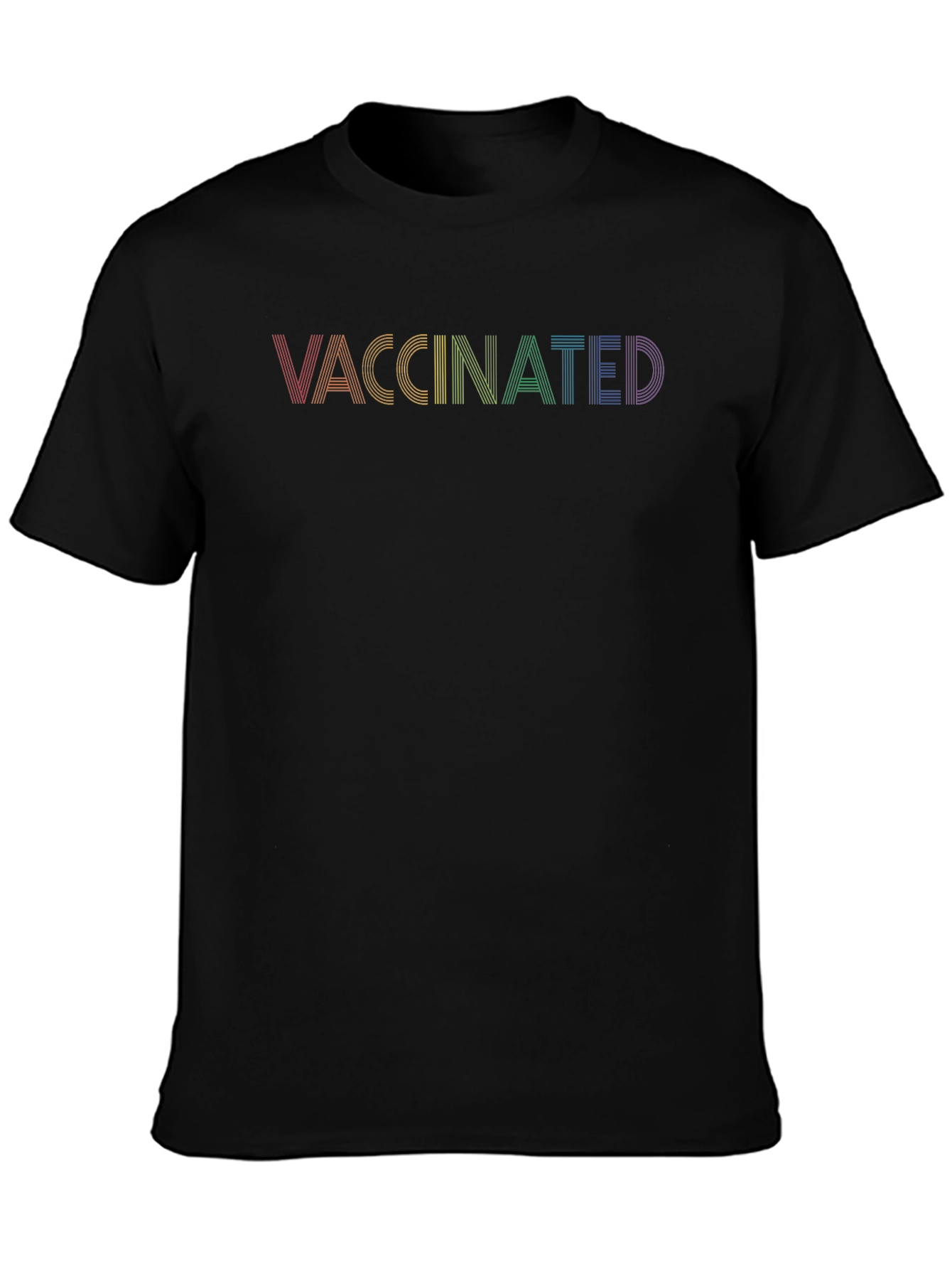 Vaccinated Pride Rainbow T-Shirt