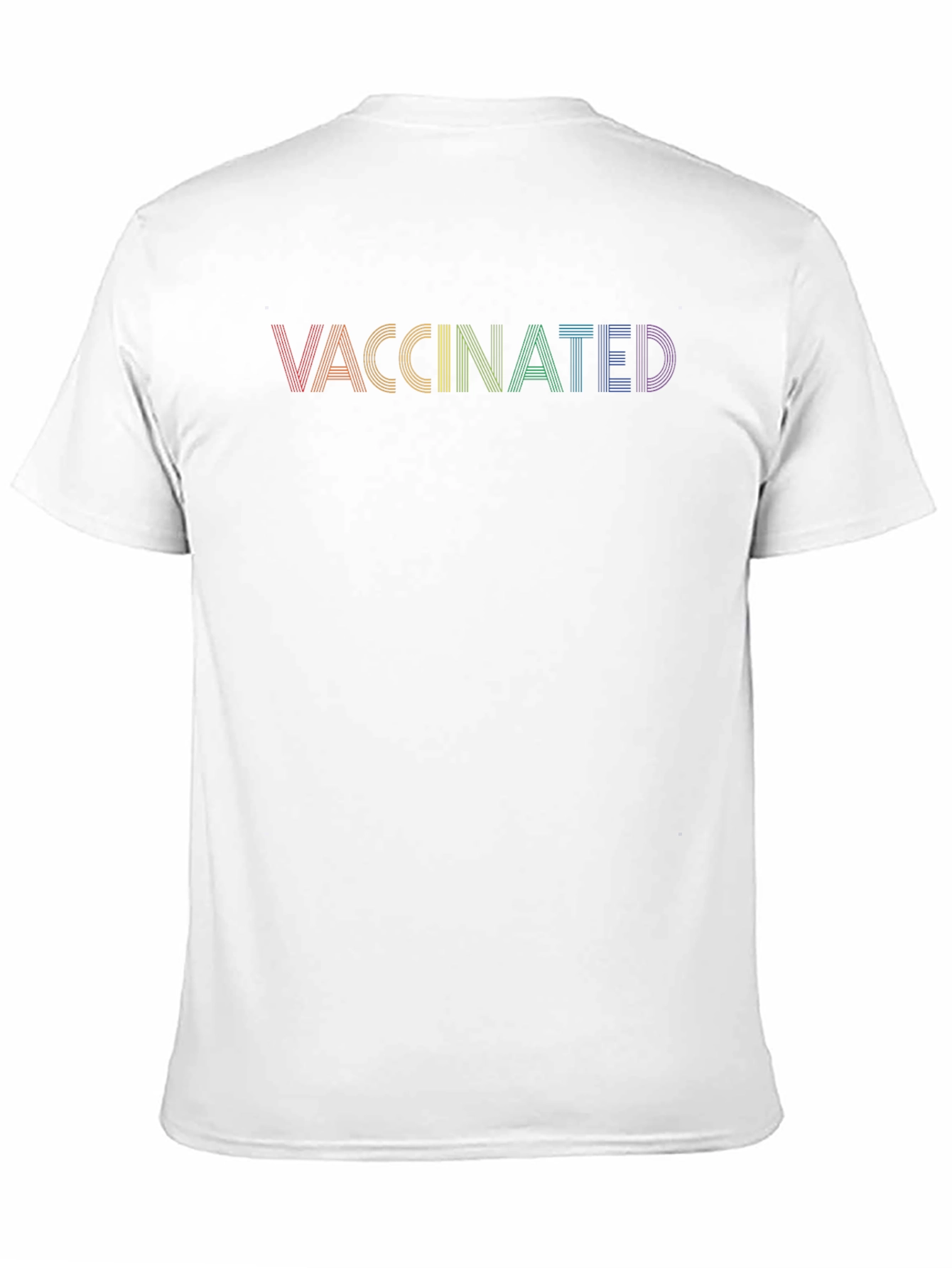 Vaccinated Pride Rainbow T-Shirt