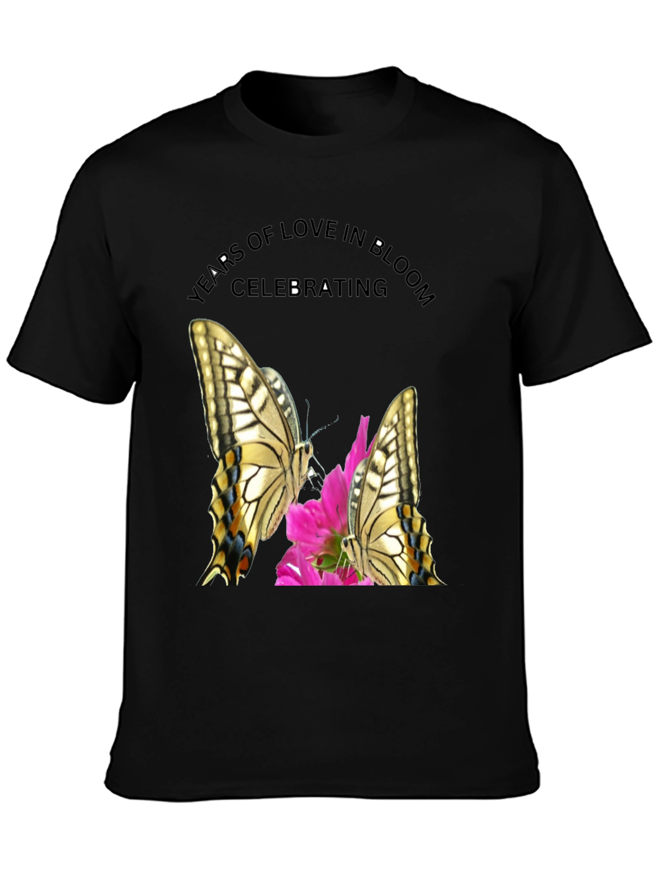 Butterfly Floral Celebration T-Shirt
