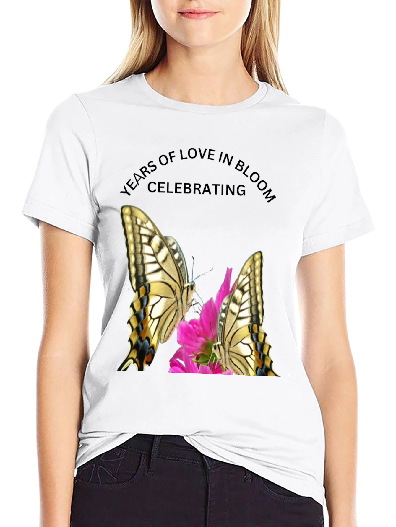 Butterfly Floral Celebration T-Shirt