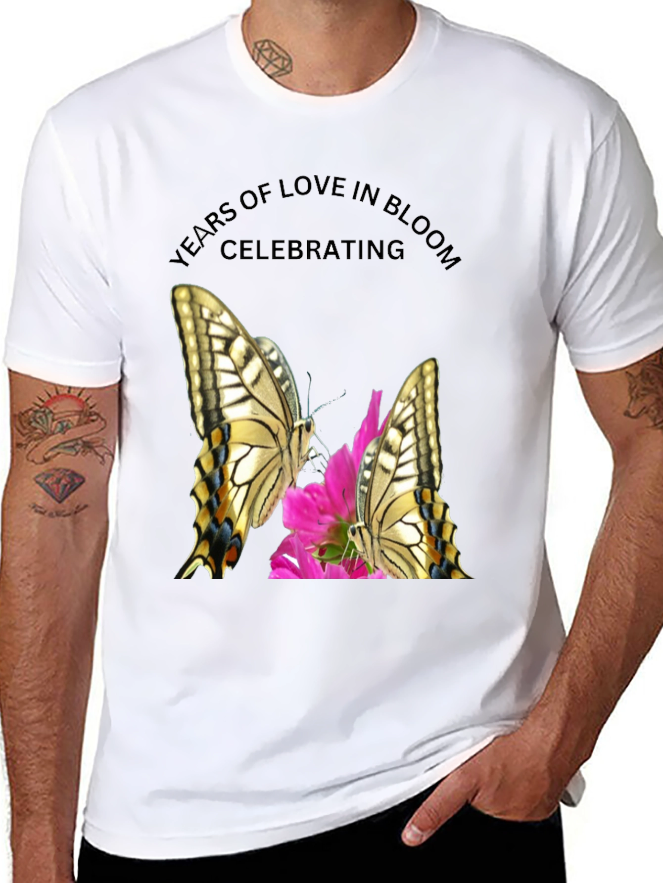 Butterfly Floral Celebration T-Shirt