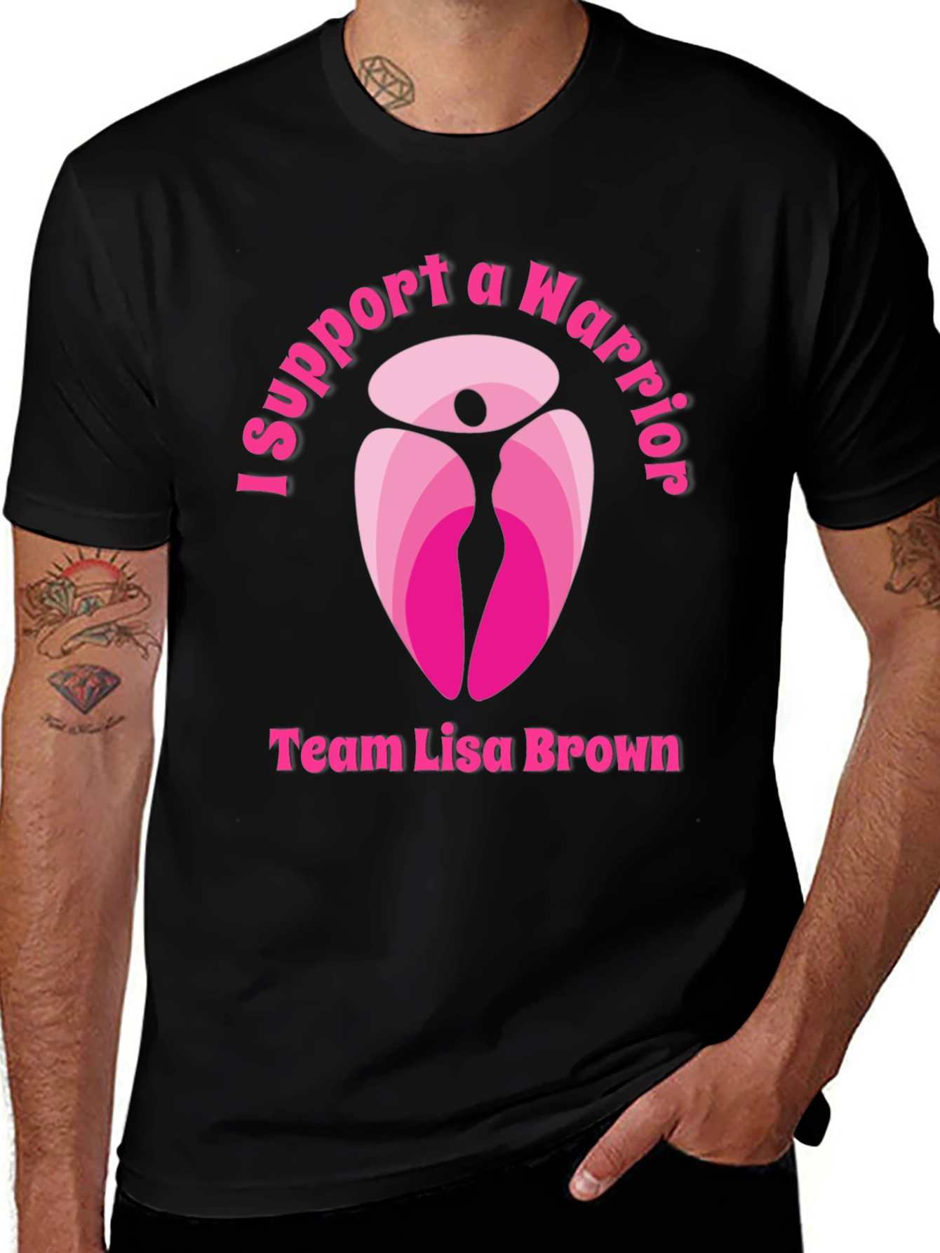 Support a Warrior Breast Cancer Awareness T-Shirt