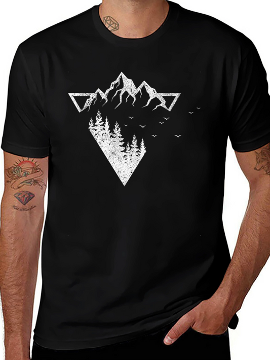 Mountain Graphic T-Shirt - Nature Lover Tee
