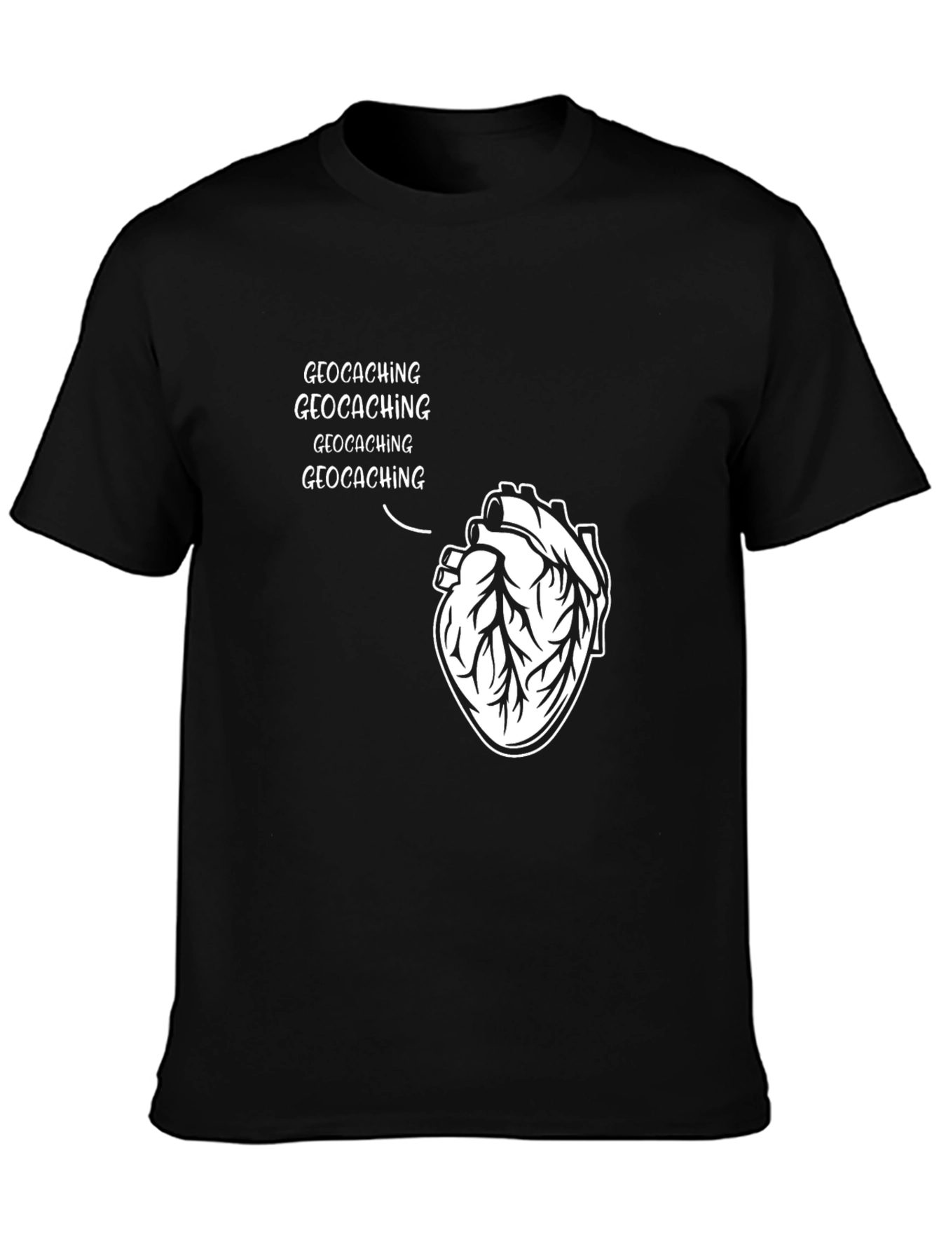 Geocaching Heart T-Shirt - Hobby Apparel